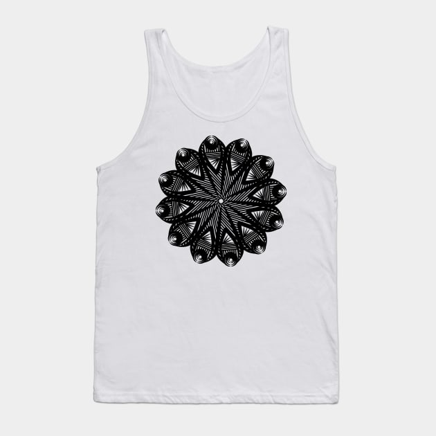 Decoration Line Art Tank Top by Shop Ovov